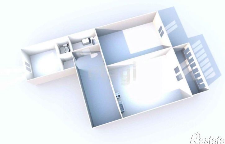 2-комн квартира ул Крайняя, 32,  д. 32