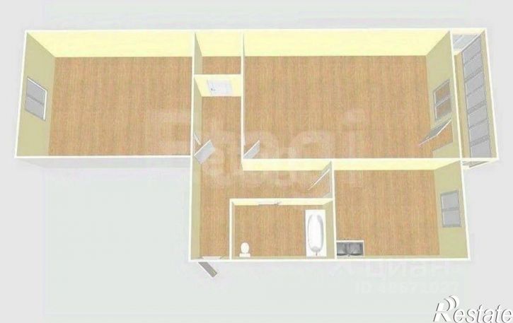 2-комн квартира проспект Мира, 245А,  д. 245А