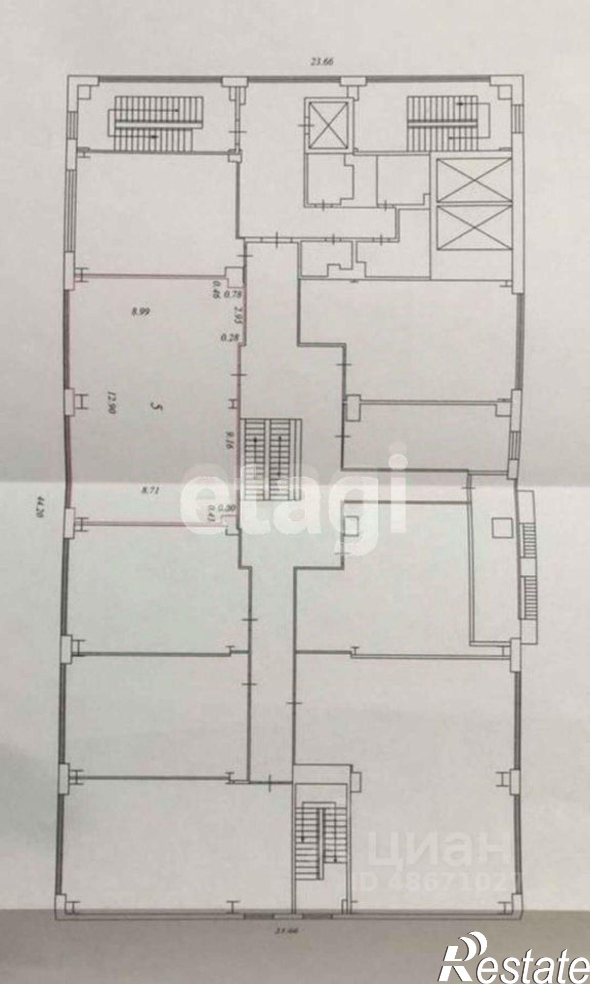 Купить офис, помещение под офис за 12 000 000 рублей на Коммунистический пр-кт, 31Б 1