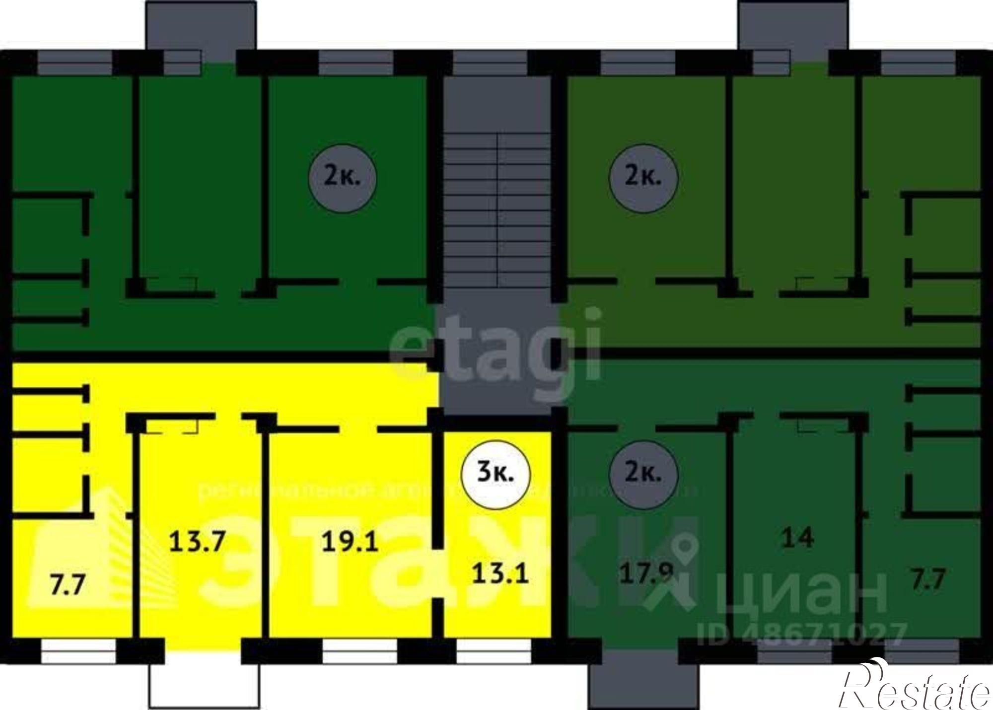 Купить квартиру за 11 000 000 рублей на Курильская улица, 6А