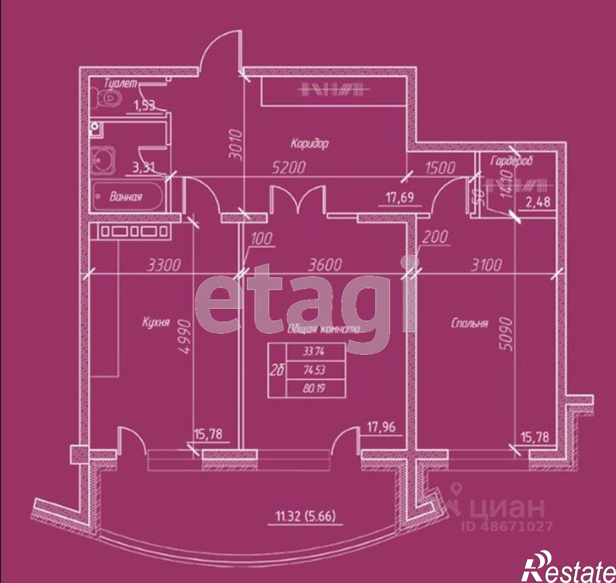 Купить квартиру за 18 000 000 рублей на ул Ветеранская, 16 9