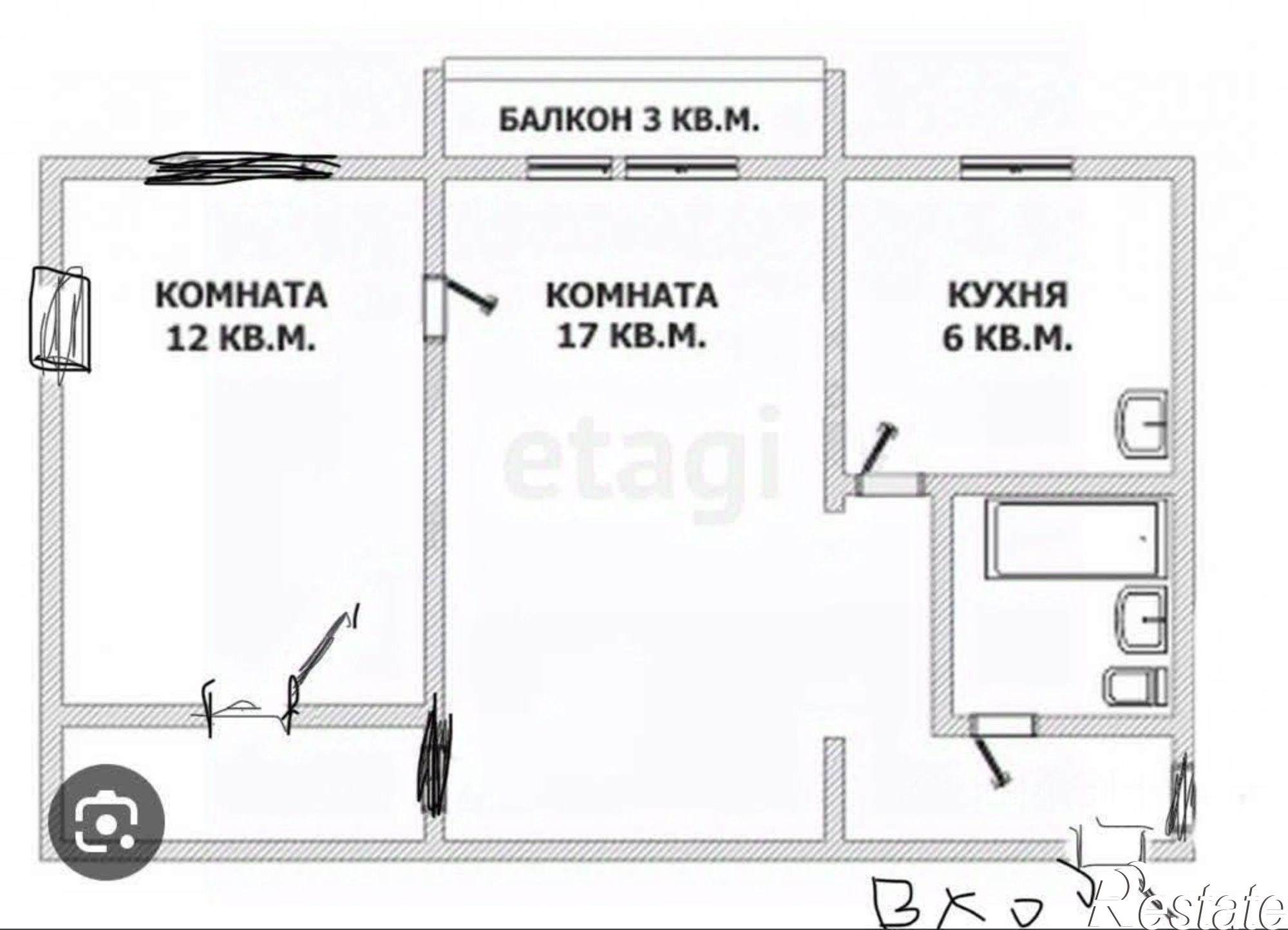 Купить квартиру за 6 150 000 рублей на Спортивный проезд, 17А