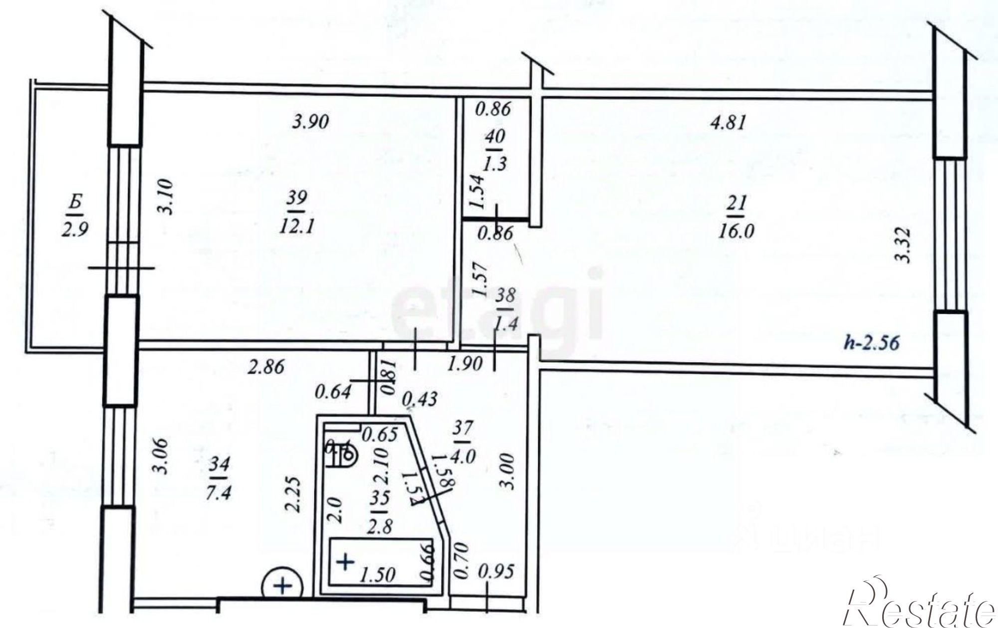 Купить квартиру за 8 300 000 рублей на проспект Мира, 151