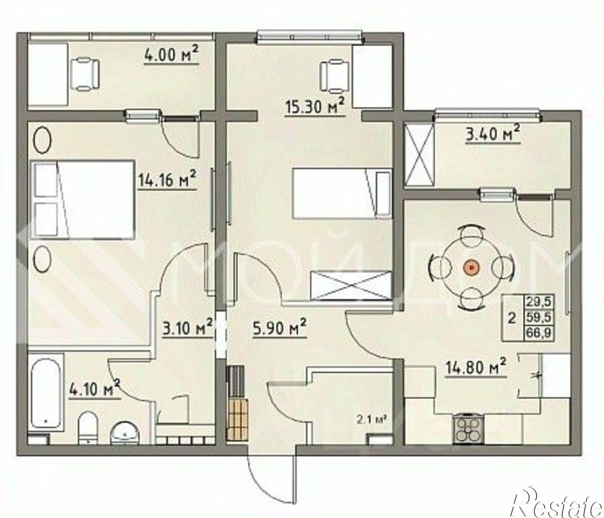 Купить квартиру за 12 500 000 рублей на ул Ленина, 563 1