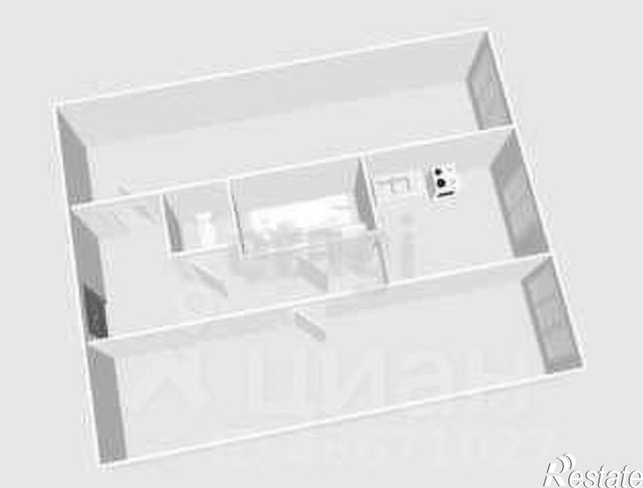 2-комн квартира Карьерная улица, 29А,  д. 29А