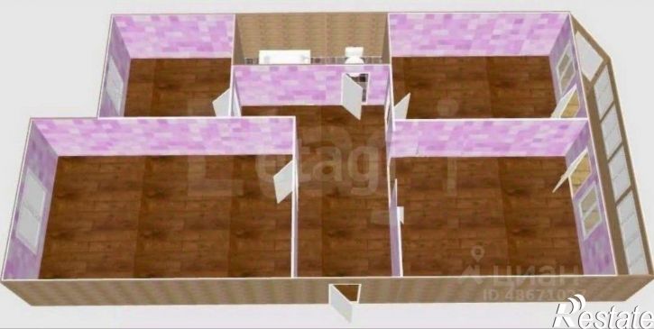 3-комн квартира Украинская улица, 1А,  д. 1А