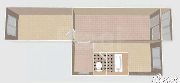 2-комн квартира пр-кт Победы, 86,  д. 86