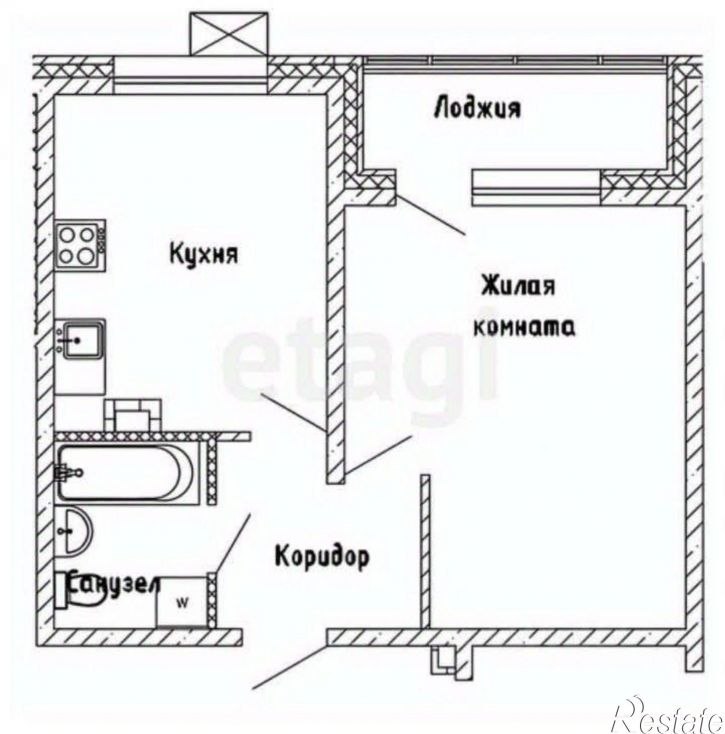 1-комн квартира ул 140-летия города Южно-Сахалинска, 6,  д. 6