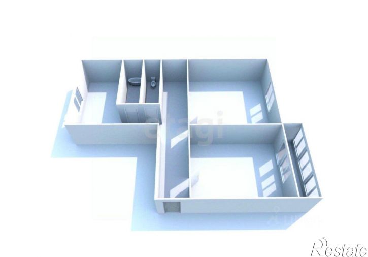 2-комн квартира улица Большая Полянка, 3А,  д. 3А