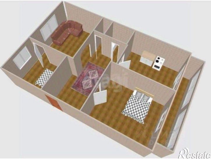 3-комн квартира ул 2-я Пионерская, 47,  д. 47