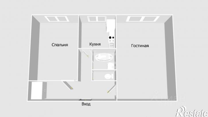 2-комн квартира Комсомольская улица, 217,  д. 217