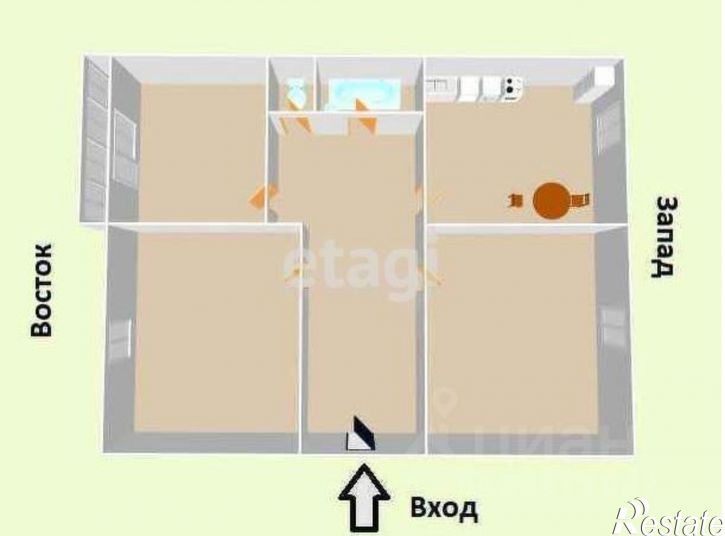 3-комн квартира Байкальская улица, 16,  д. 16