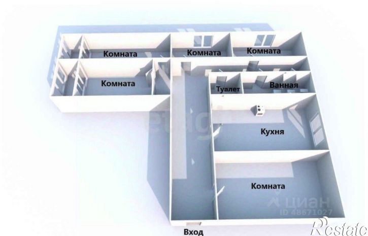 5-комн квартира Армейская улица, 22,  д. 22