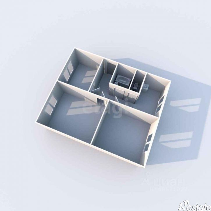 3-комн квартира Физкультурная улица, 130,  д. 130