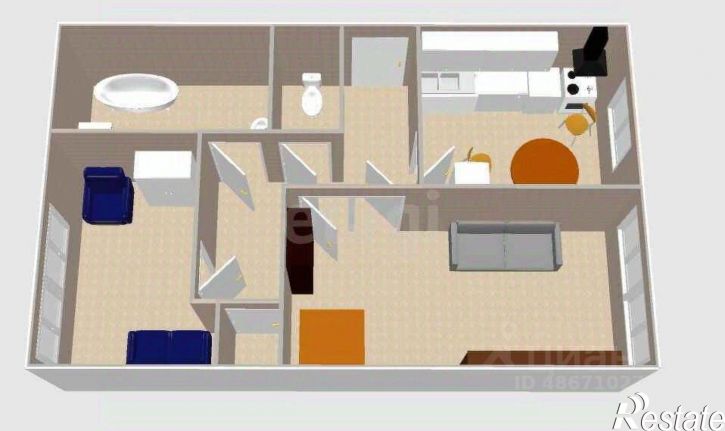 2-комн квартира ул 2-я Северная, 30,  д. 30