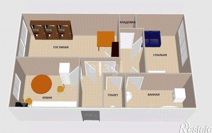 2-комн квартира ул 2-я Северная, 30,  д. 30