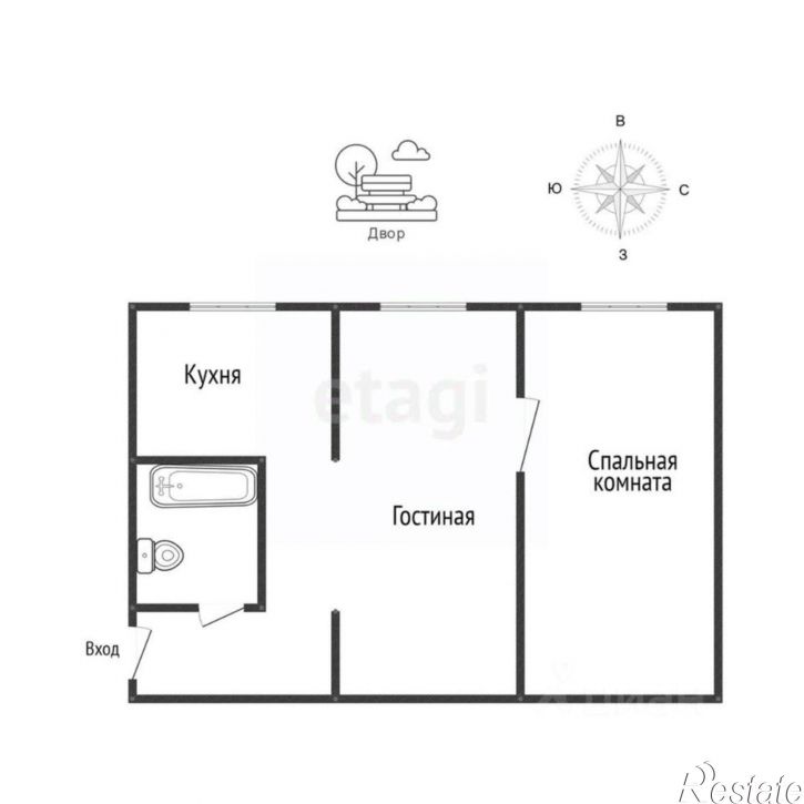 2-комн квартира ул Тихоокеанская, 10А,  д. 10А