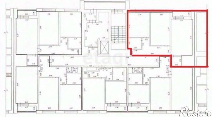 2-комн квартира ул имени Николая Григорьевича Смирнова, 9,  д. 9