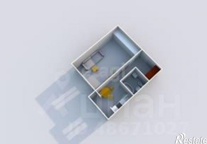 1-комн квартира Железнодорожный переулок, 13А,  д. 13А