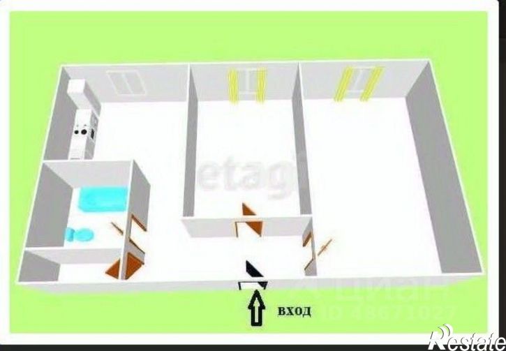 2-комн квартира улица Чехова, 172,  д. 172