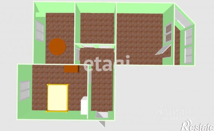 2-комн квартира пр-кт Мира, 375 А,  д. 375 А,  к. А