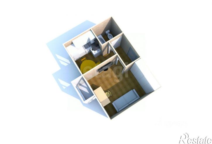 1-комн квартира Комсомольская улица, 280А,  д. 280А