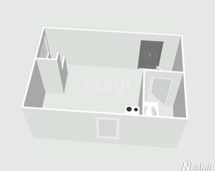 1-комн квартира ул Радужная, 57,  д. 57