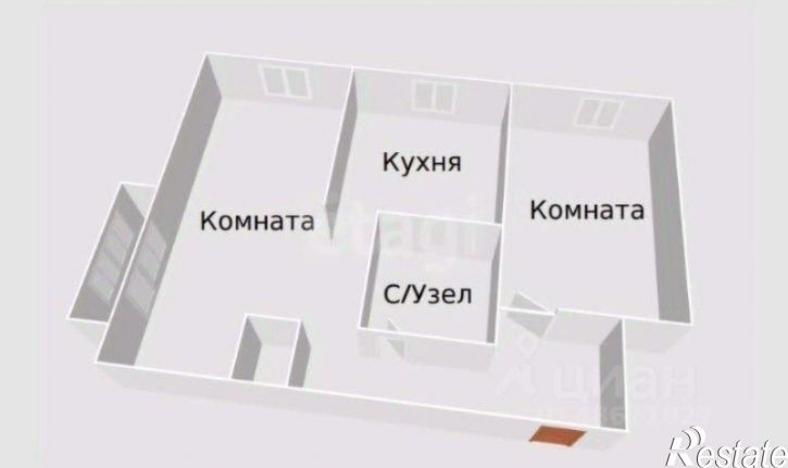 2-комн квартира Бумажная улица, 22А,  д. 22А