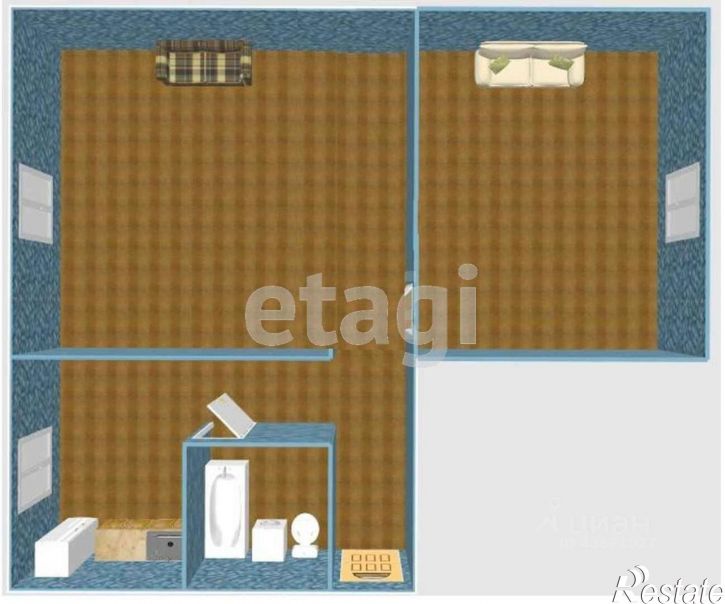 2-комн квартира б-р им. Анкудинова Федора Степановича, 5А,  д. 5А