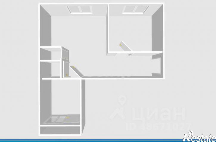 2-комн квартира ул Железнодорожная, 18А,  д. 18А