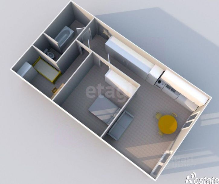 2-комн квартира ул имени В.Гайдука, 22,  д. 22