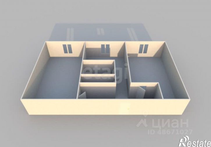 2-комн квартира Курильская улица, 57,  д. 57