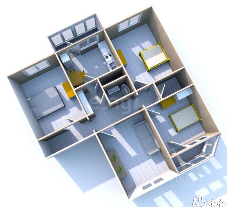 4-комн квартира проспект Мира, 375,  д. 375