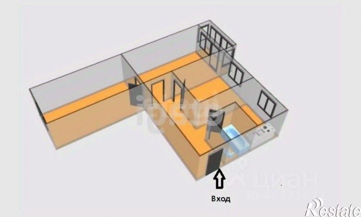 3-комн квартира Амурская улица, 94,  д. 94
