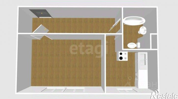 1-комн квартира проспект Мира, 265Б,  д. 265Б
