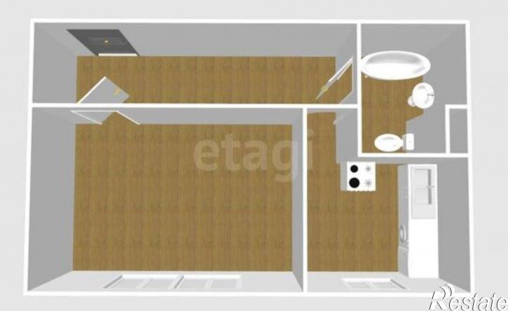 1-комн квартира проспект Мира, 265Б,  д. 265Б