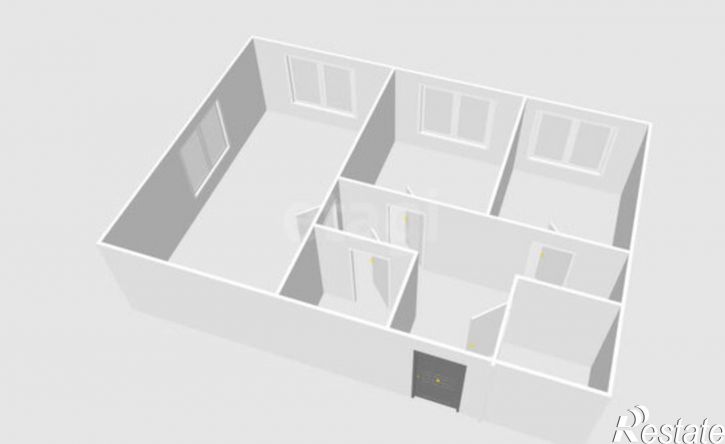 2-комн квартира улица имени Владимира Жириновского, 1 к1,  д. 1 к1