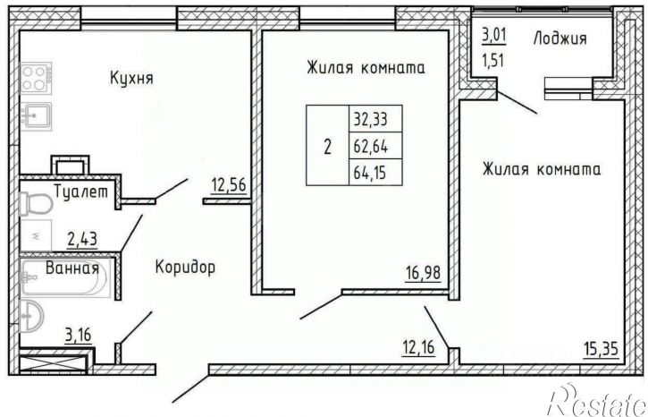 2-комн квартира ул 140-летия города Южно-Сахалинска, 8А,  д. 8А