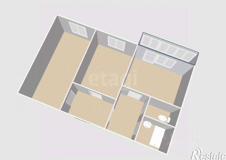 2-комн квартира ул Советская, 2,  д. 2