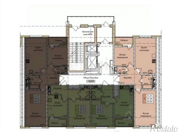 2-комн квартира ул имени Николая Григорьевича Смирнова, 6,  д. 6