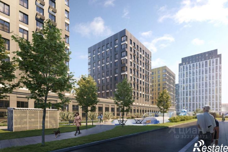 1-комн квартира в новом доме улица Дзержинского, 40,  д. 40