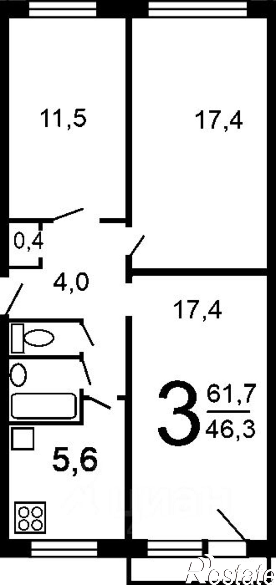 Купить квартиру за 10 000 000 рублей на проспект Победы, 74