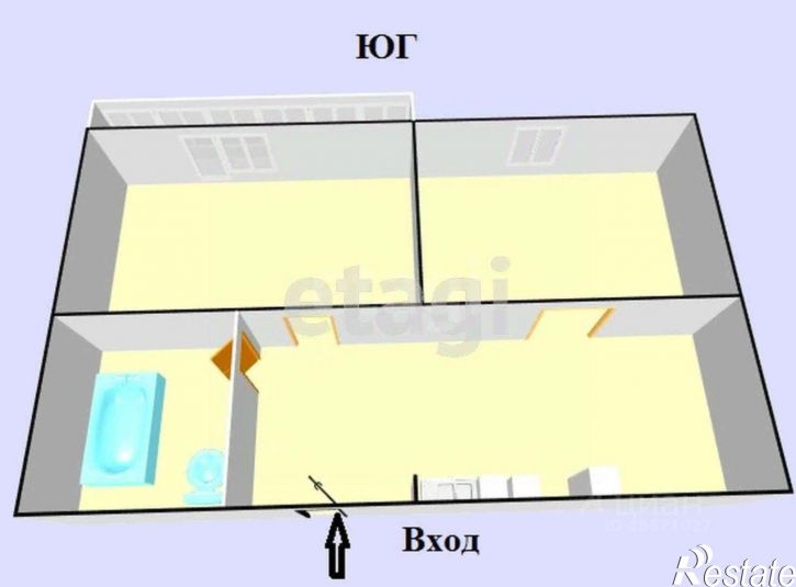 1-комн квартира ул Комсомольская, 373А,  д. 373А