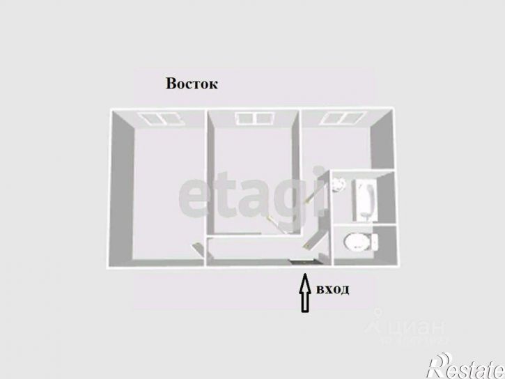 2-комн квартира ул Анивская, 84,  д. 84