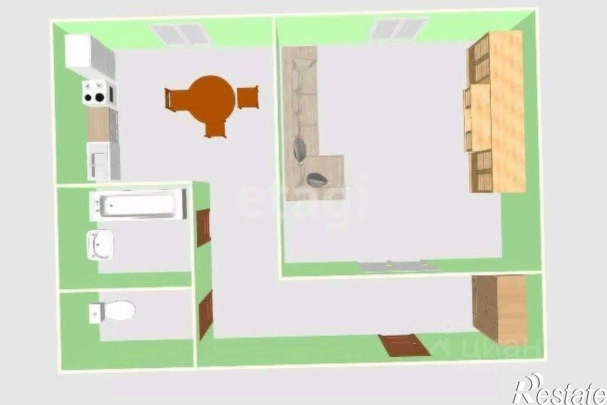 Купить квартиру за 7 800 000 рублей на улица Емельянова, 7А