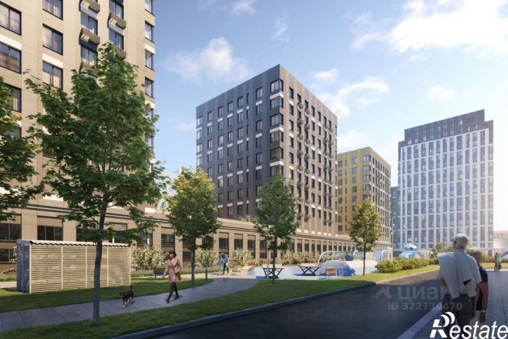 1-комн квартира в новом доме улица Дзержинского, 40,  д. 40