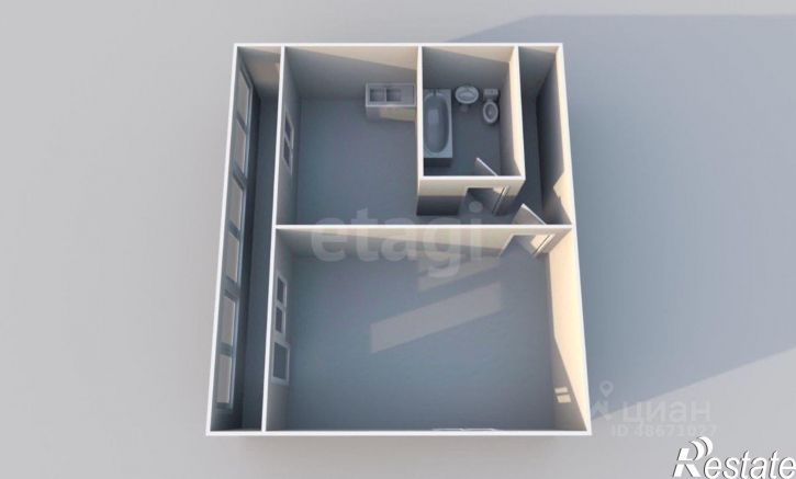 1-комн квартира ул 2-я Красносельская, 18,  д. 18