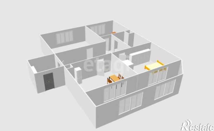 3-комн квартира ул Больничная, 36Б,  д. 36Б