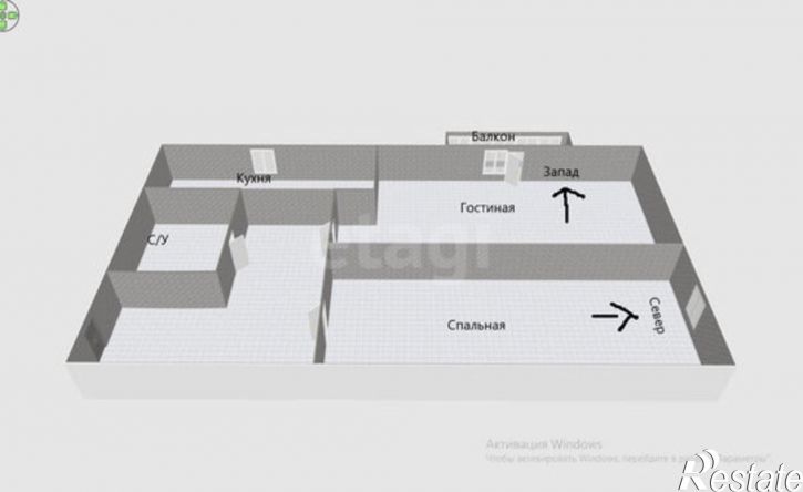 2-комн квартира 2-я Железнодорожная улица, 37А,  д. 37А