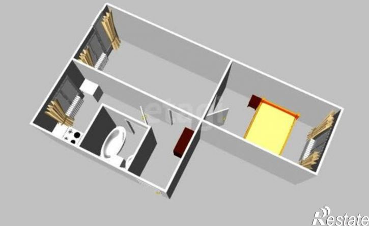 2-комн квартира Авиационная улица, 76,  д. 76